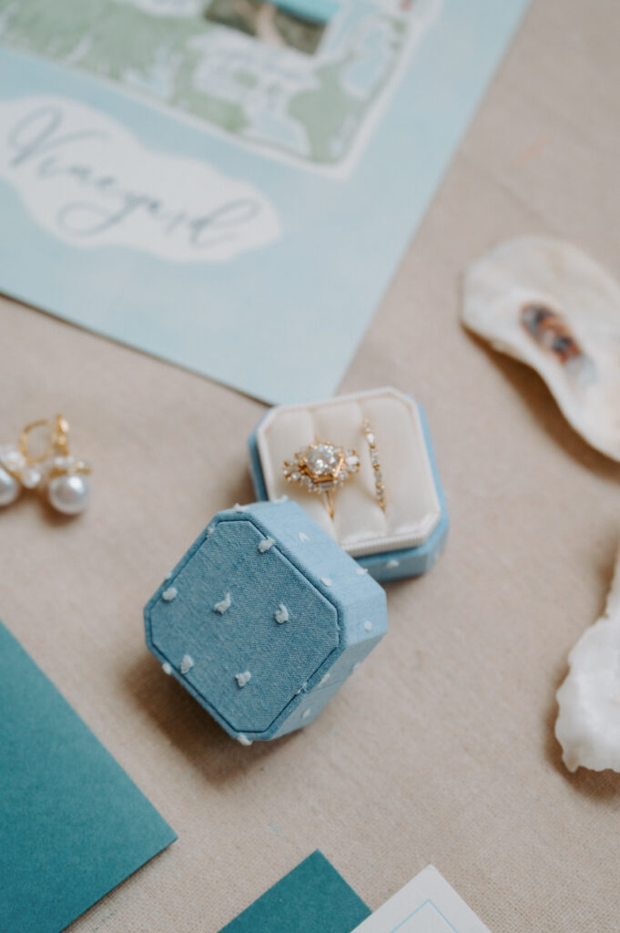 Martha's Vineyard Wedding details of wedding ring